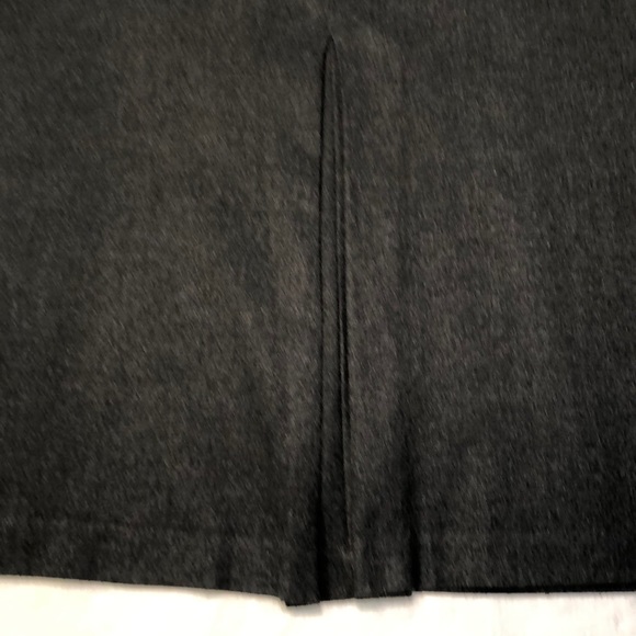 Dark Gray A-Line Pleated Skirt - Picture 2 of 5